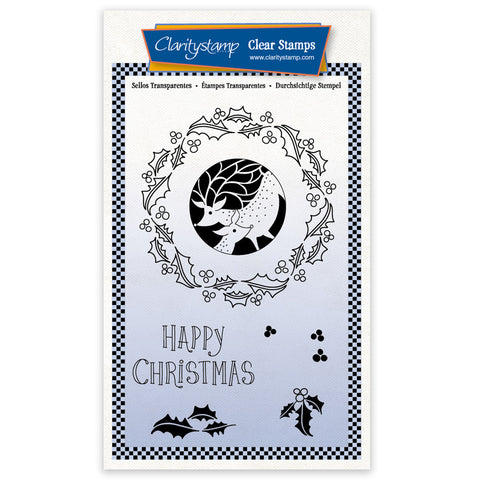 Christmas Rounds - Deer A6 Unmounted Stamp Set