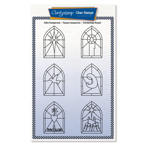 Christmas Window A5 Unmounted Stamp Set