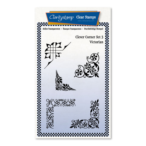 Clever Corners Set 3 - Victorian A6 Unmounted Stamp Set