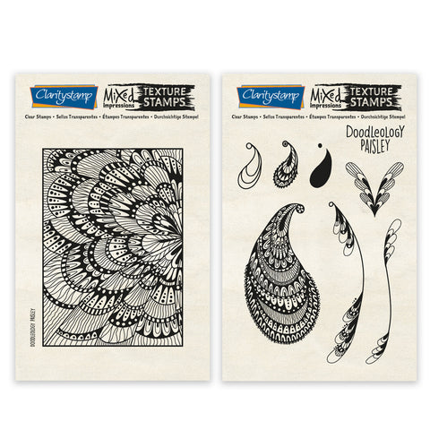 Doodleology Paisley - Mixed Impressions Unmounted Clear Stamp Set