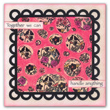 Double Bubble 9" x 11" Stencil