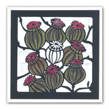 Flower Heads Stencils 7" x 7" (Set of 5)
