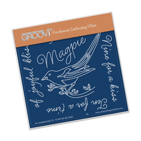 Magpie 3 - Eight for a Wish A6 Square Groovi Baby Plate