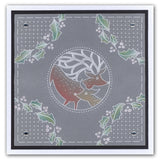 Deer Round A5 Square Groovi Plate