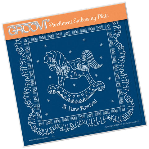 Linda's A New Arrival A5 Square Groovi Plate