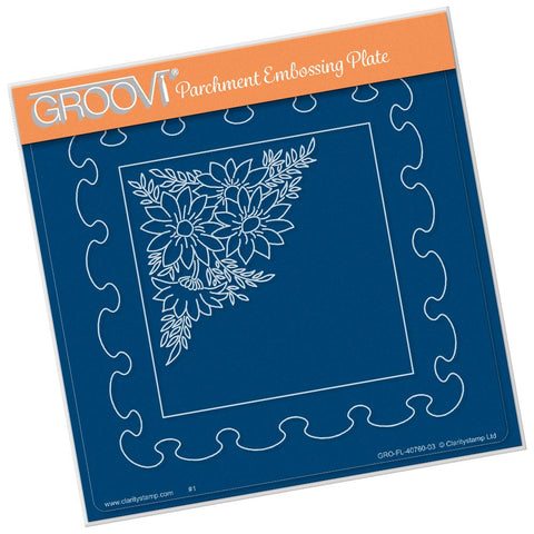 Frilly Square A5 Square Groovi Plate