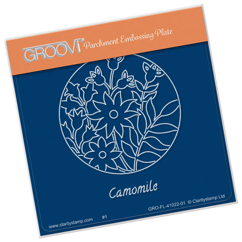 Camomile & Friends Round A6 Square Groovi Baby Plate