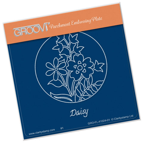 Daisy & Friends Round A6 Square Groovi Baby Plate
