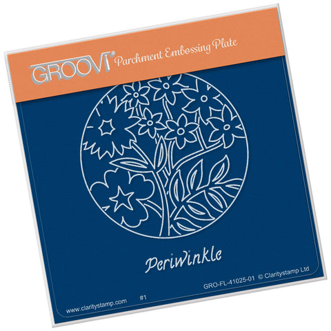 Periwinkle & Friends Round A6 Square Groovi Baby Plate