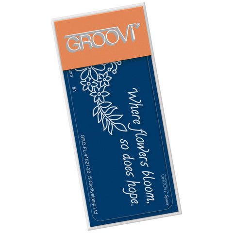 Flower Rounds Spacer Groovi Go! Spacer Plate