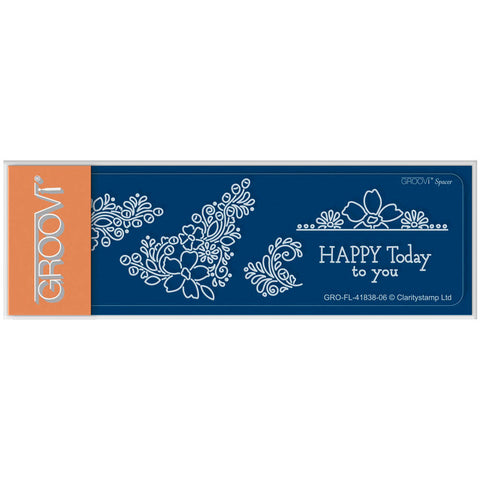 Tina's Happy Today Flowers Groovi Spacer Plate