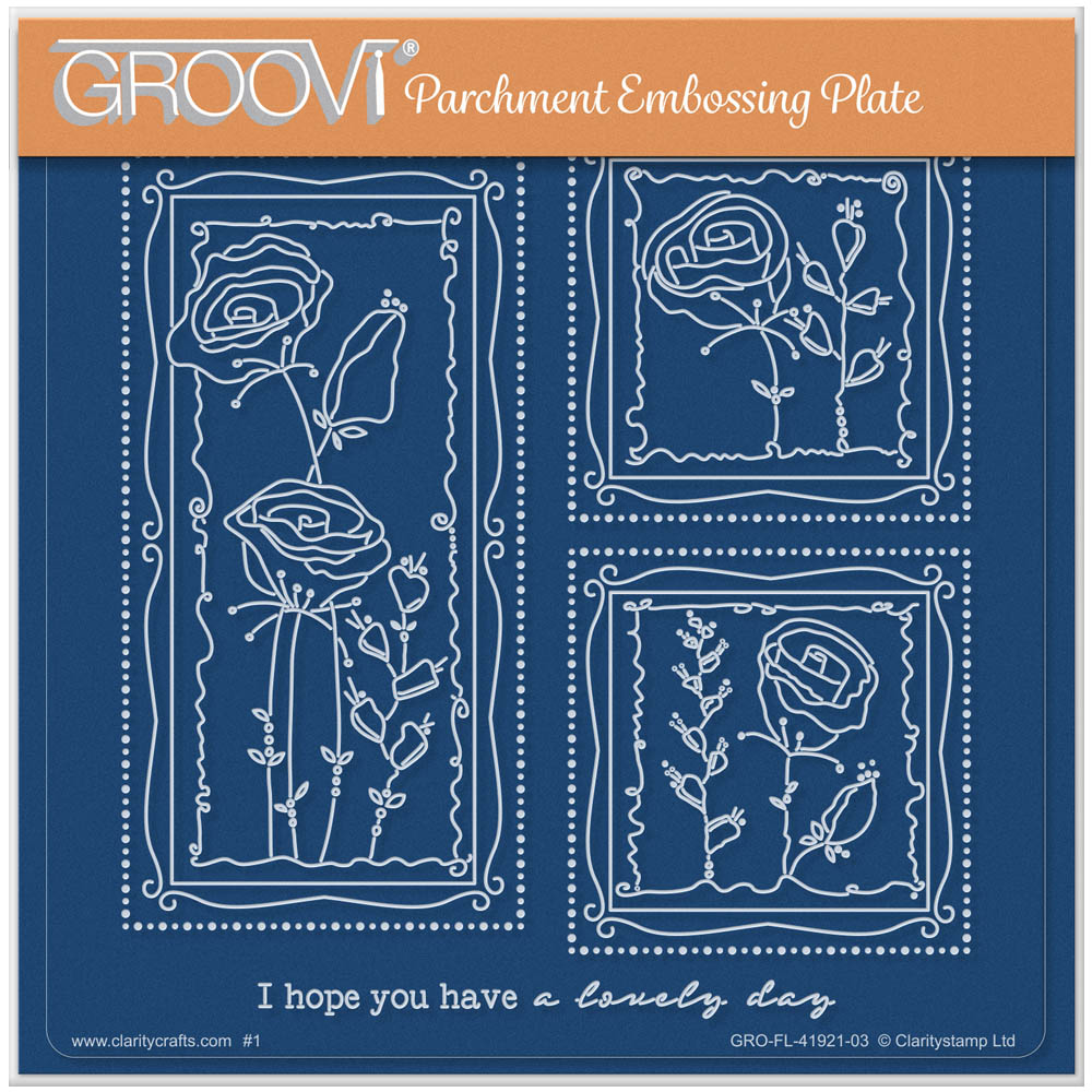 Clarity Stamps Barbara's SHAC Woodland Honeysuckle - Placa De