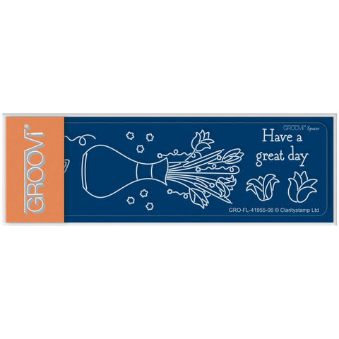 Tina's Great Day Flowers Groovi Spacer Plate