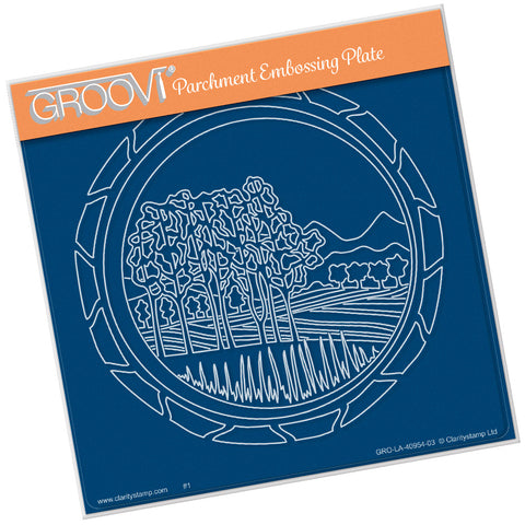 Napa Valley Round A5 Square Groovi Plate