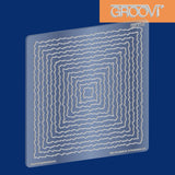 Nested Deckle Squares A5 Square Groovi Plate