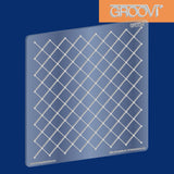 Netting Pattern A5 Square Groovi Plate