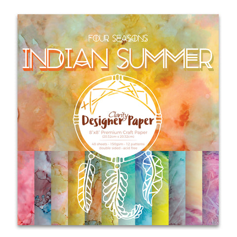 Indian Summer <br/> 8" x 8" Clarity Designer Paper
