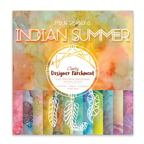 Indian Summer <br/> 8" x 8" Designer Parchment Paper