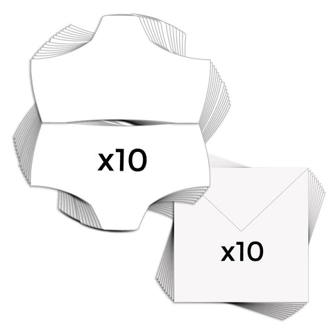 Knicker Card Blanks & Envelopes