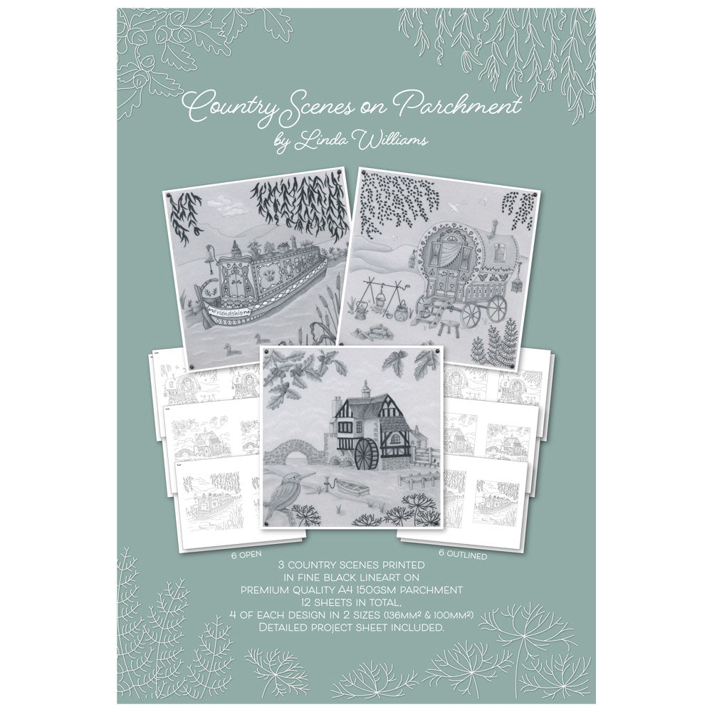 Linda Williams' Country Scenes Parchment – Claritystamp