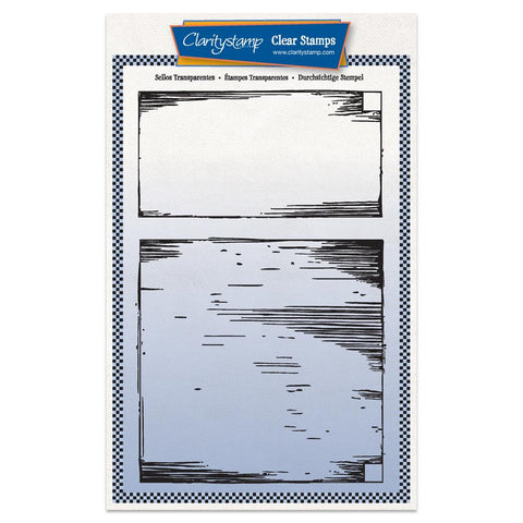 Barbara's Linocut Landscape Backdrop A5 Stamp Set