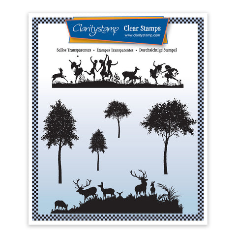 Meadow Dance & Deerscape <br/>Unmounted Clear Stamp Set