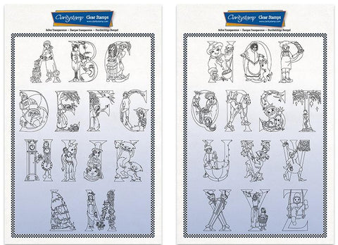 Barbara's Rhyme Time Nursery Alphabet A4 Stamp Sets