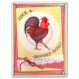 Cockerel & Hen + MASK Unmounted Clear Stamp Set