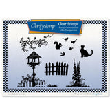 Birdhouse Garden Unmounted Clear Stamp Set