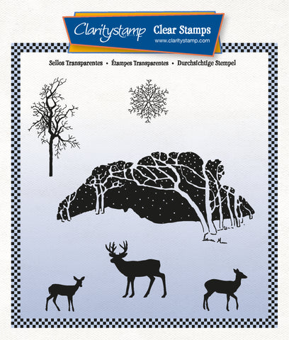 Winter Wonderland A5 Square Unmounted Stamp Set