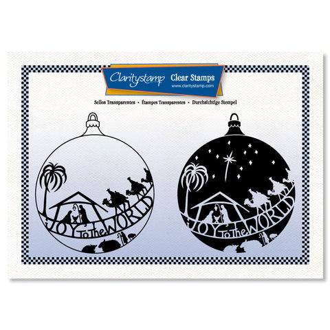 Joy to the World Bauble <br/> A5 Unmounted Stamp Set