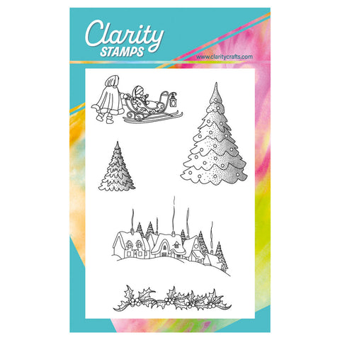 Linda's Deep in the Forest - Christmas Compendium A6 Stamp Set