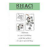 Barbara's SHAC Scots Pine Floral Panels A6 Stamp Set