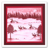 Meadow Dance & Deerscape A5 Square Stamp Set