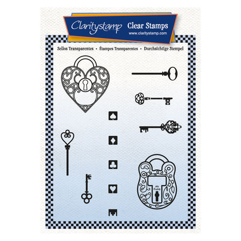Key to My Heart A6 Stamp Set