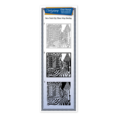New York City - Three Way Overlay Unmounted Clear Stamp Set