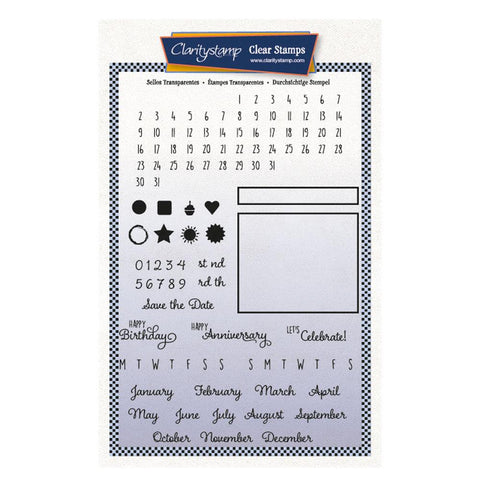 Calendar A5 Stamp Set