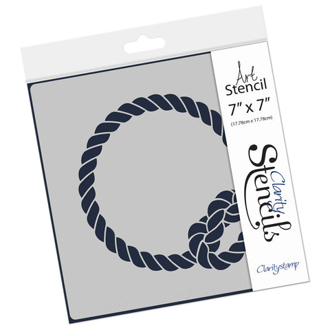 Rope Knot Stencil 7" x 7"