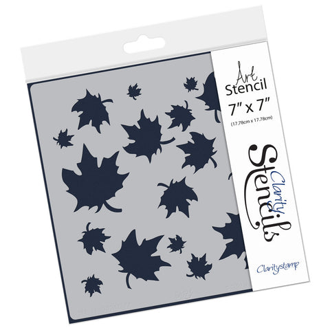 Maple Leaves Stencil 7" x 7"