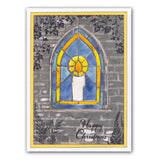 Christmas Windows 7" x 7" Stencil Collection