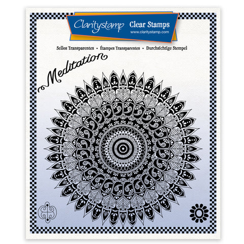 Tina's Meditation Mandala <br/> A5 Square Stamp Set