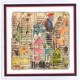 Town 7" x 7" Stencil