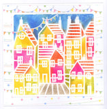 Town 7" x 7" Stencil