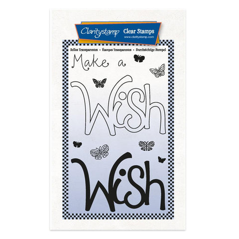 Wish - Feel Good Words 2 Way A6 Stamp & Mask Set