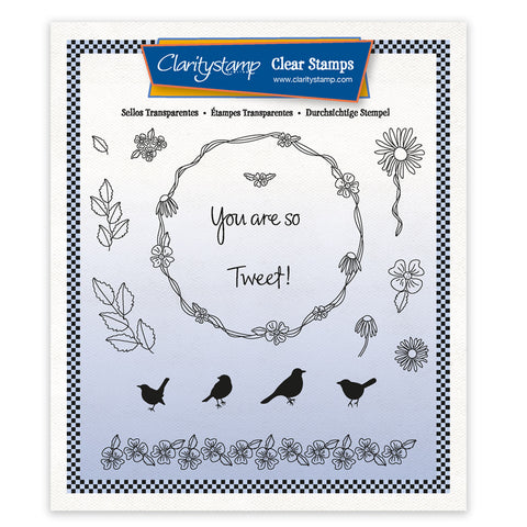 You Are so Tweet! A5 Square Stamp Set