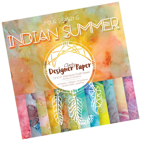 Indian Summer <br/> Designer Paper Pack 12" x 12"