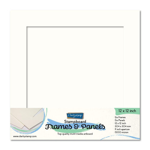 Clarity Stampboard Frames & Panels 12" x 12"