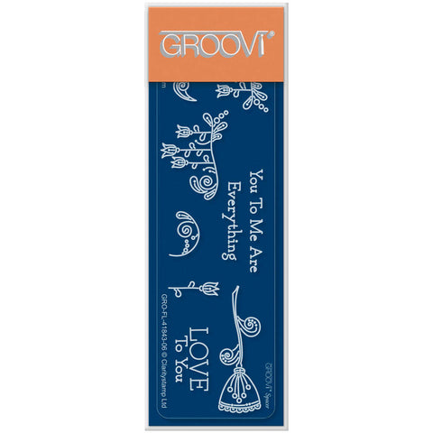 Tina's Love to You Flowers Groovi Spacer Plate